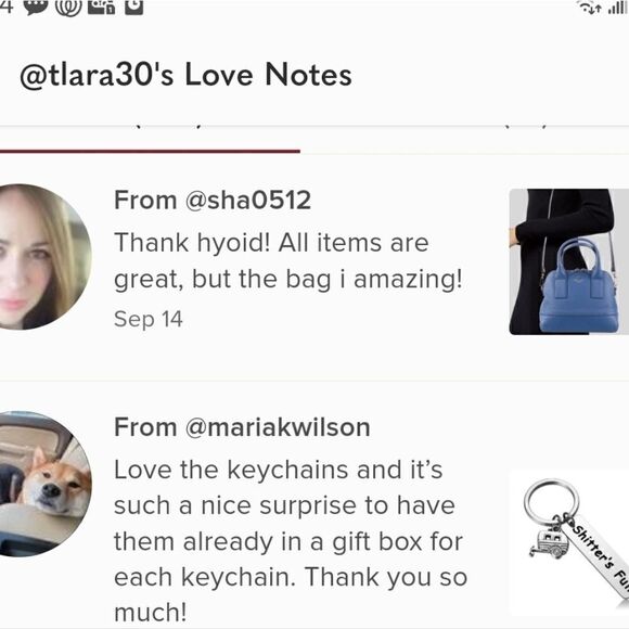 Thanks for those Purse Love Notes!!! - Picture 1 of 7